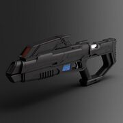 A ruggedized Type-3 phaser rifle.