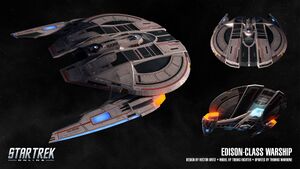 Orthographic views of the Edison class.